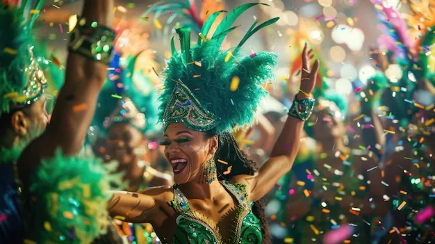 Charming Float Image for Carnival Cards