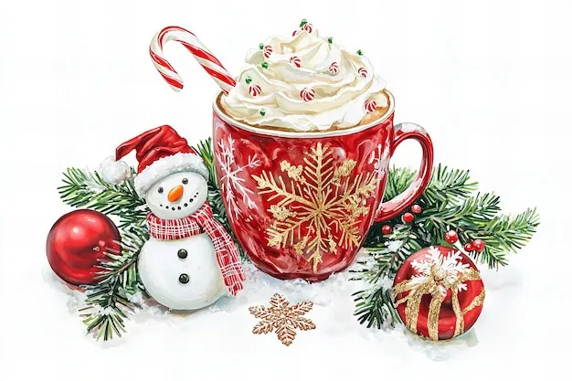 Elegant Christmas Invitation Card