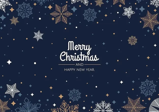 Romantic Christmas Greeting Card