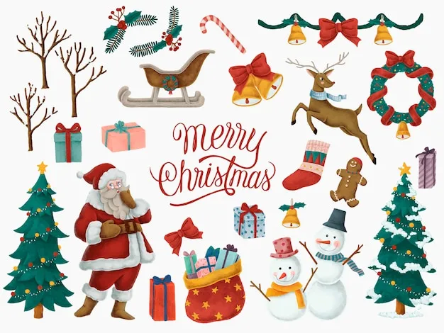 Modern Christmas Greeting Card