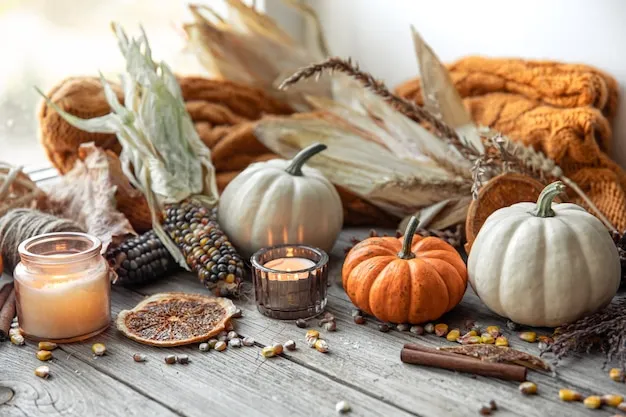 Traditional Autumn Equinox Blessing Card