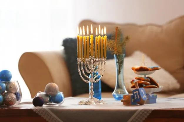 Festive Hanukkah Recipe Cards