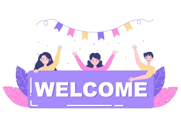 Minimalist Welcome Back Message for Quiet Moments