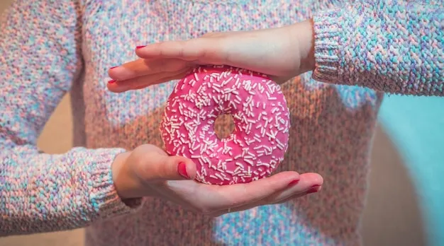 Printable Glittery Donut Stickers