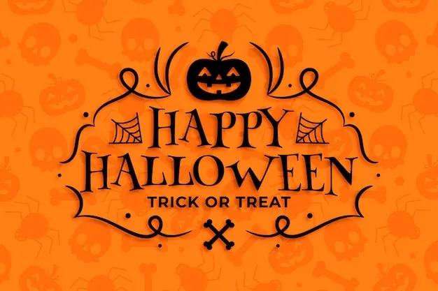 Elegant Halloween Invitation Card