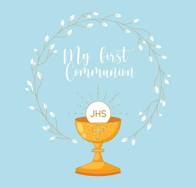 Vintage First Communion Speech Template